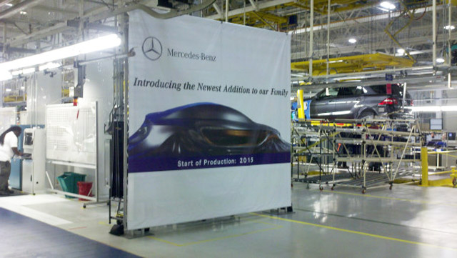 Mercedes-Benz teases new crossover at plant presentation in Tuscaloosa, Alabama