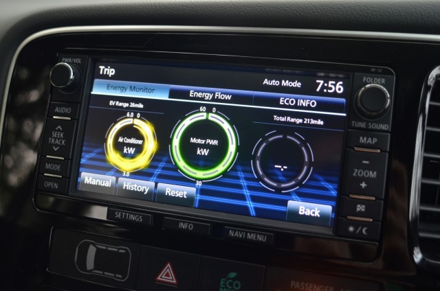 アウトランダーPHEV Hybrid Monitor 歓喜】アウトランダーにとうとう