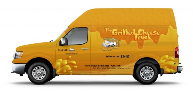 Nissan NV 'Grilled Cheese' van at the 2011 Los Angeles Auto Show