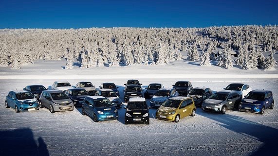 Prueba de invierno de vehículos eléctricos de la Federación Noruega de Automóviles