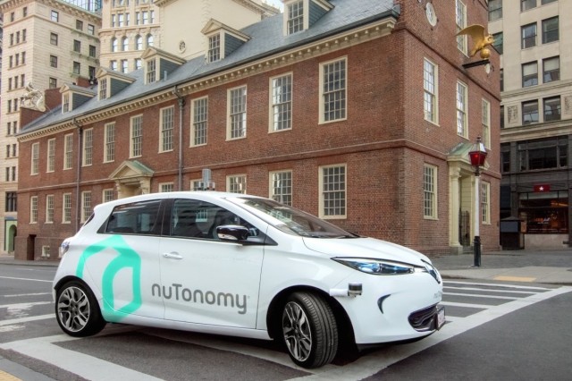 nuTonomy autonomous Renault Zoe in Boston
