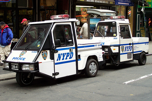 NYPD - Cushmans by Flickr user tom_hoboken