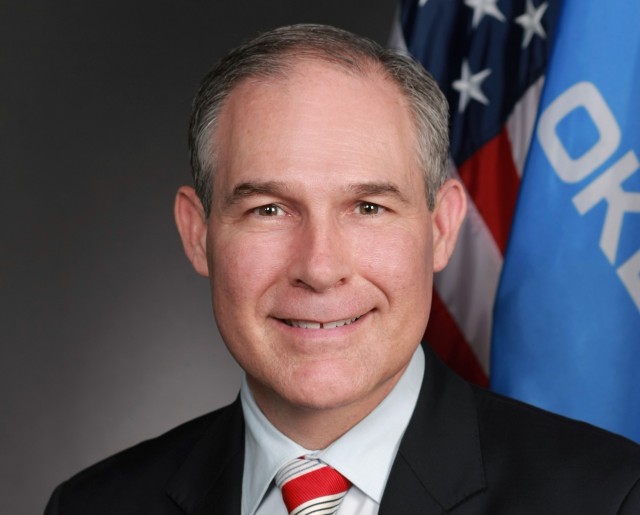 EPA administrator Scott Pruitt [photo from 2014]
