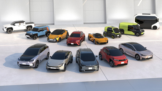 Planned Toyota electric vehicle lineup