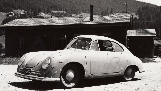 Porsche 356/2 coupe manufactured in Gmünd, Austria