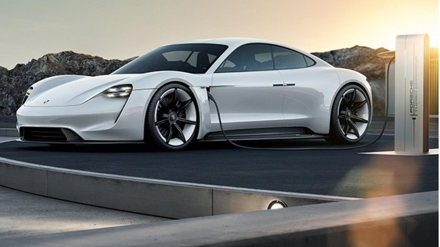 Porsche Mission E concept electric car