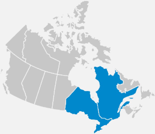 Provinces of Ontario and Quebec, Canada