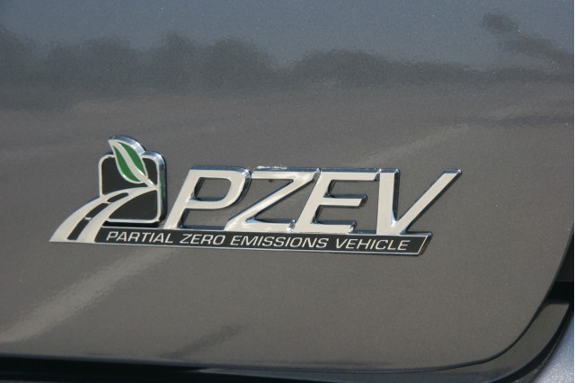 PZEV badge on Ford Focus