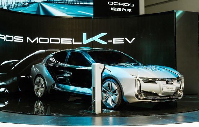 Qoros Model K-EV concept, 2017 Shanghai auto show