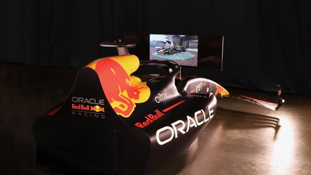 Red Bull RB18 F1 race car simulator