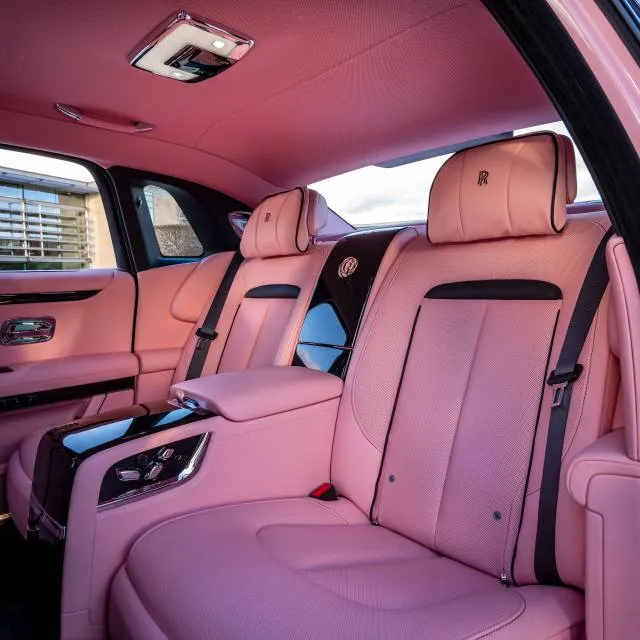 rolls royce pink interior  Pink car Luxury cars Fancy cars