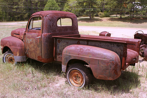 Rusty pickup