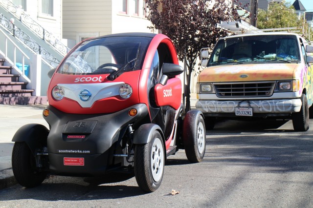 Is An Electric Scoot Renault Twizy) Car-Sharing's Urban