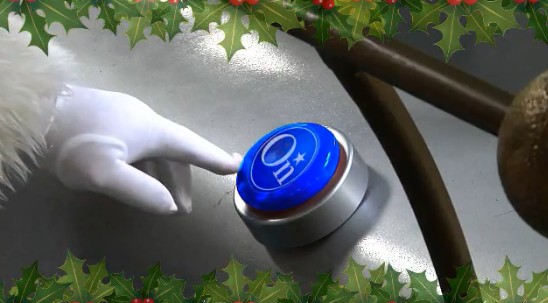 Screencap from GM's holiday OnStar promotion
