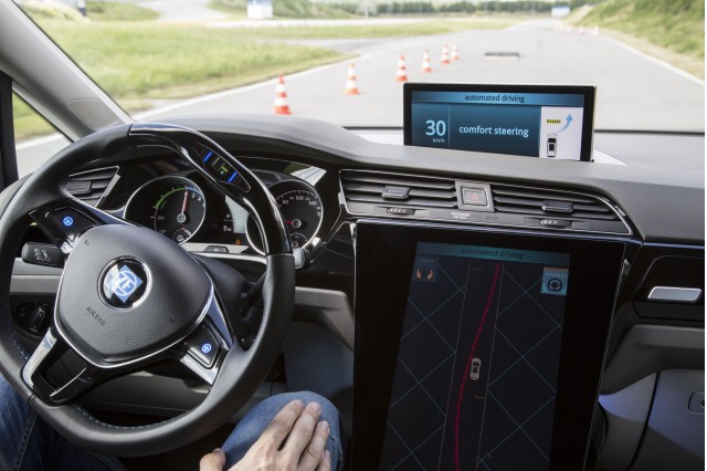 Self-driving test vehicle built by ZF
