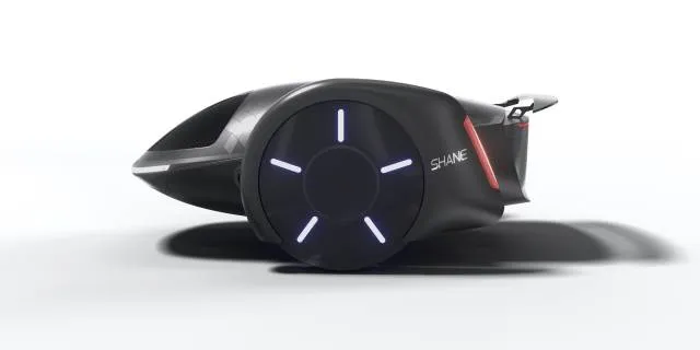 Shane two-wheeled electric car concept
