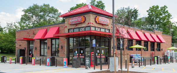 Sheetz convenience store location with EV charging