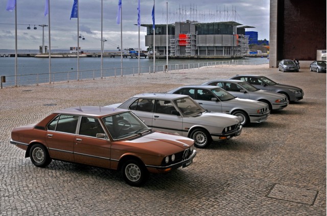 Six generations of the BMW 5-Series