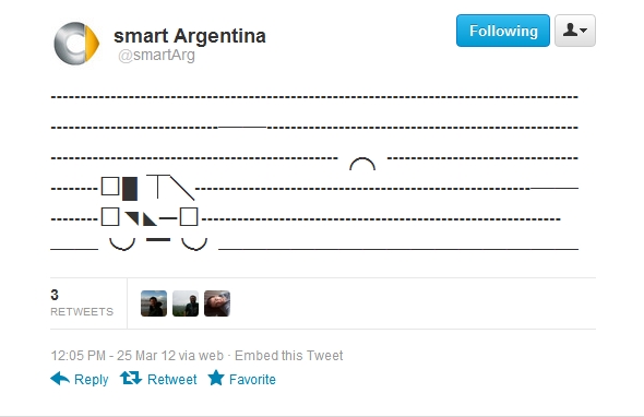 Smart of Argentina's Twitter animation