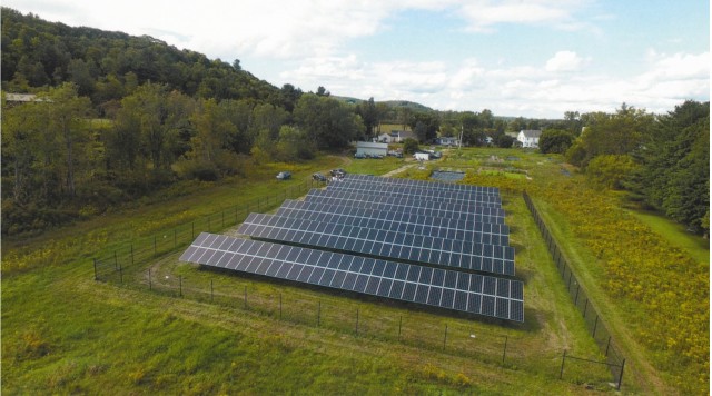 Solar farm used by West Hill House B&B