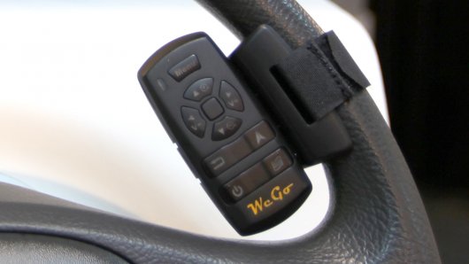 Springteq WeGo wireless steering-wheel-mounted control unit
