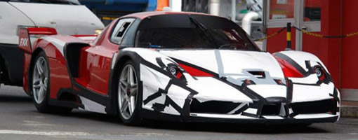 Spy Shots: Camouflaged Ferrari FXX spotted in Italy Spy Shots: Camouflaged Ferrari FXX spotted in Italy