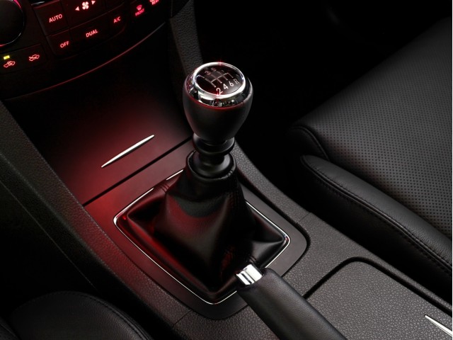 Shifter throws are a little long and imprecise, but clutch takeup is smooth. Shift knob itself looked and felt more than a little VW.