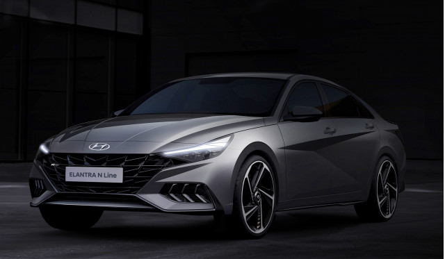 Teaser for 2021 Hyundai Elantra N Line