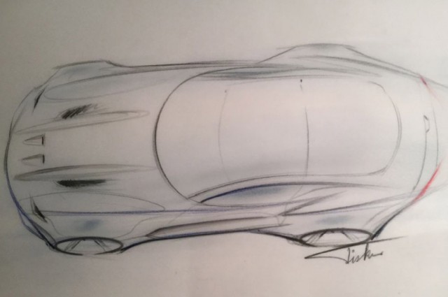 Teaser for Henrik Fisker Design The Force 1 - Image via Automobile