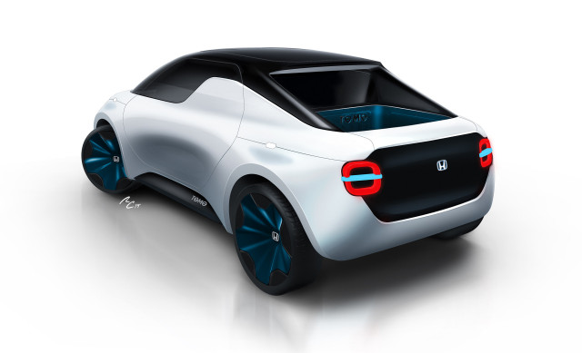 Teaser for Honda Tomo concept debuting at 2019 Geneva auto show