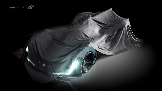 Teaser for Hyundai N 2025 Vision Gran Turismo concept debuting at 2015 Frankfurt Auto Show