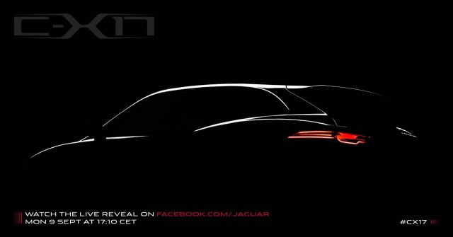Teaser for Jaguar C-X17 crossover concept