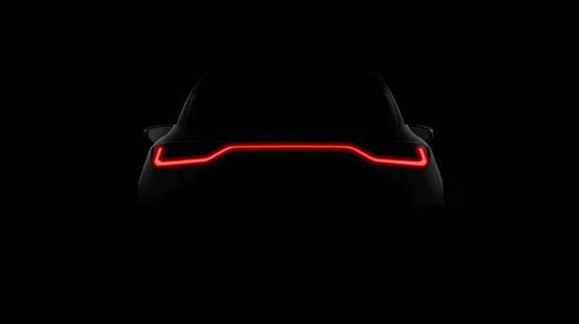 Teaser for Lexus LBX debuting on June 5, 2023