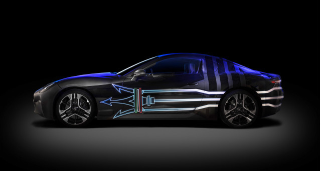 Teaser for Maserati GranTurismo Folgore debuting in 2023
