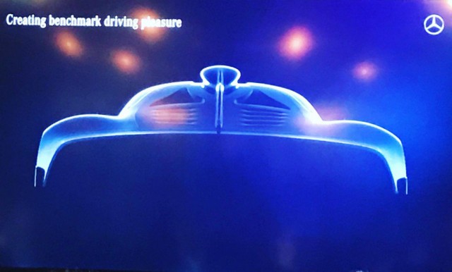 Teaser for Mercedes-AMG hypercar, 2017 Consumer Electronics Show - Image via GTspirit