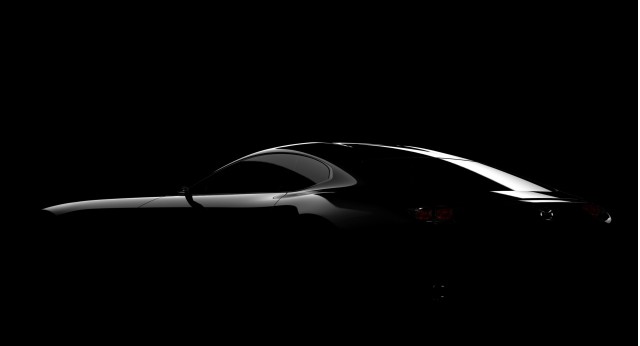 Teaser for new Mazda sports car concept debuting at the 2015 Tokyo Motor Show