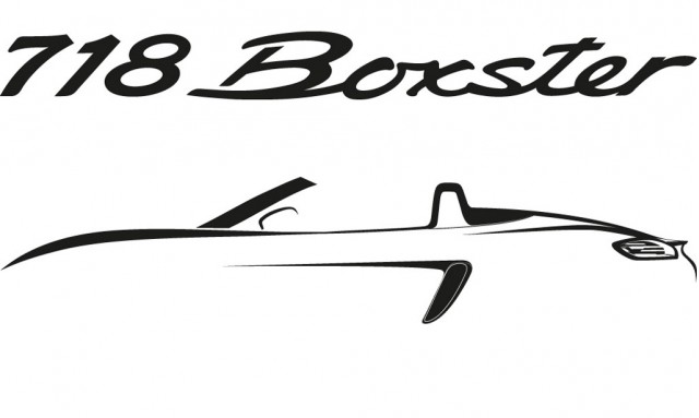 Teaser for Porsche 718 Boxster