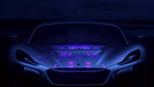 Teaser for Rimac supercar debuting at 2018 Geneva auto show
