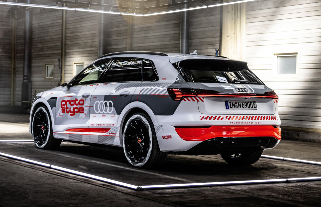 Teaser for updated Audi E-Tron