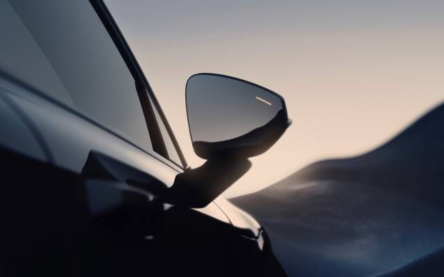 Teaser for Volvo EX30 debuting on June 7, 2023