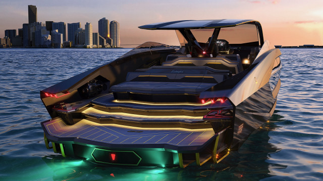 Tecnomar for Lamborghini 63 yacht Tecnomar for Lamborghini 63 yacht