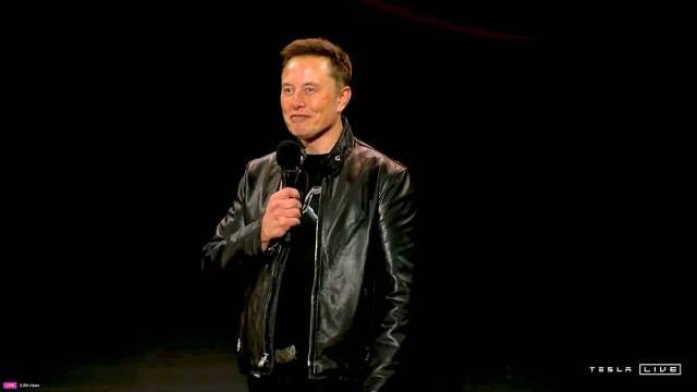 Tesla CEO Elon Musk at Cybercab event (screenshot) - Oct. 2024