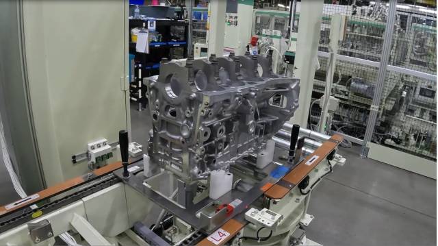 Toyota engine assembly in Georgetown, Kentucky