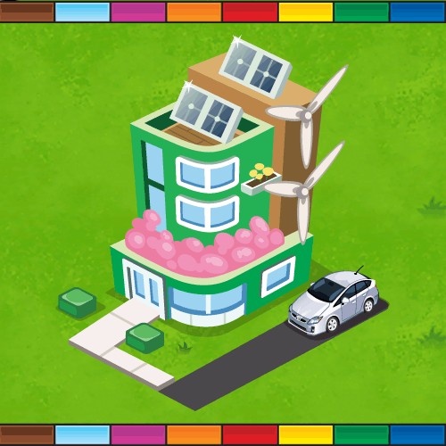Toyota Prius Eco-Greenhouse in MONOPOLY Millionaires game by Electronic Arts