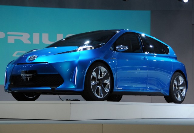 Toyota Prius C Concept launch press conference, 2011 Detroit Auto Show Toyota Prius C Concept launch press conference, 2011 Detroit Auto Show