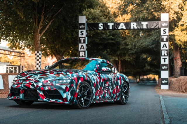   Toyota Supra dynamic debut at 2018 Goodwood Festival of Speed ​​