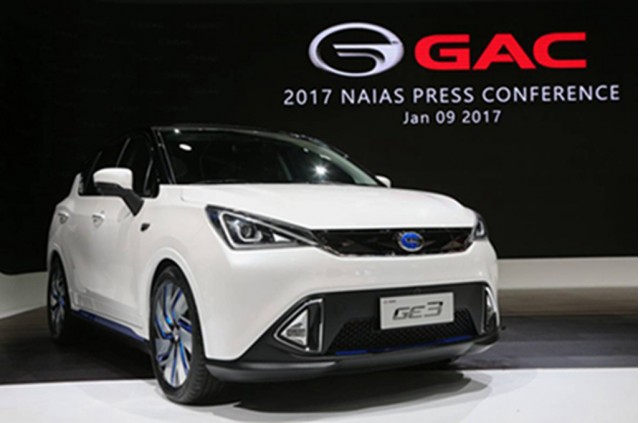 1/18 China GAC Trumpchi witstar Autonomous electrical vehicle model car 
