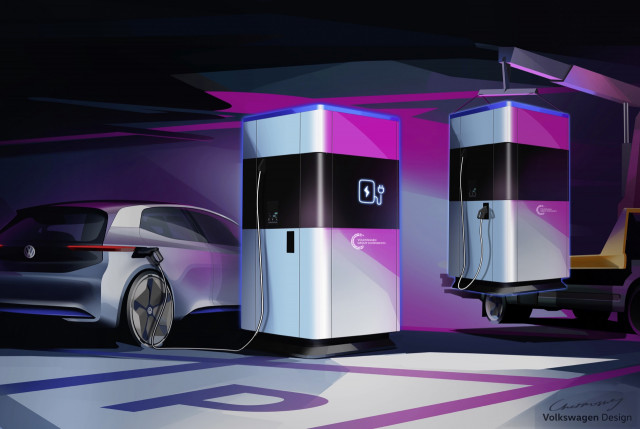 Powerbanks for electric cars: Volkswagen announces mobile charging station