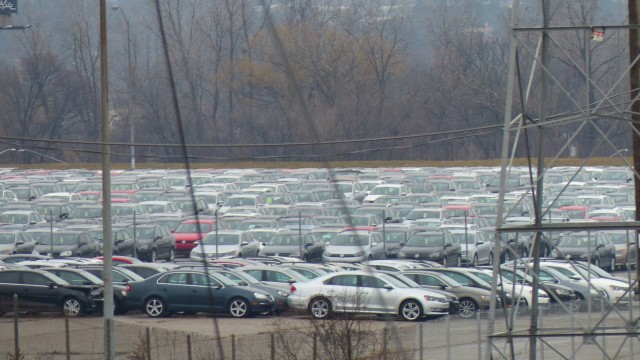 Where do bought-back VW diesels go? Dead NFL stadiums, among other places