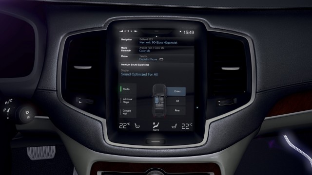 Volvo Sensus infotainment system - in 2016 Volvo XC90